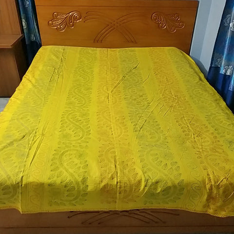 Yellow Shodla Nokshi Kantha