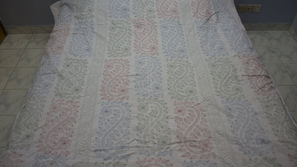 White Shodla Nokshi Kantha