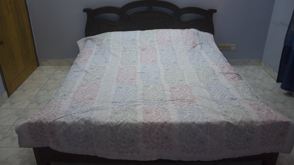 White Shodla Nokshi Kantha