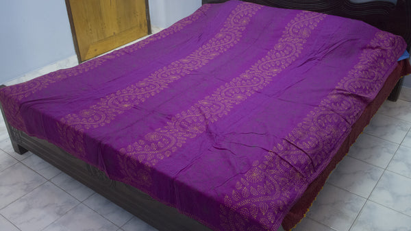 Purple Shodla Nokshi Kantha