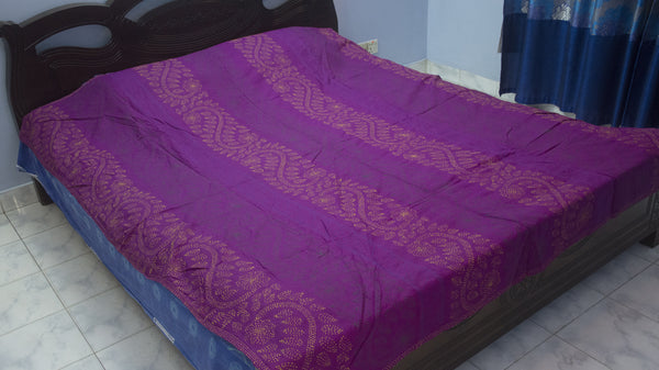 Purple Shodla Nokshi Kantha