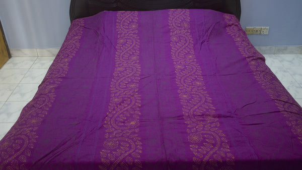 Purple Shodla Nokshi Kantha