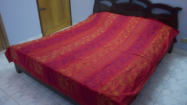 Maroon Shodla Nokshi Kantha