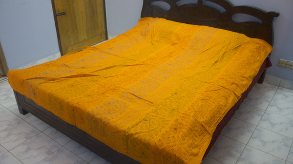 Light Orange Shodla Nokshi Kantha