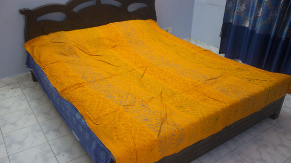 Light Orange Shodla Nokshi Kantha