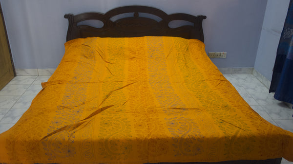 Light Orange Shodla Nokshi Kantha