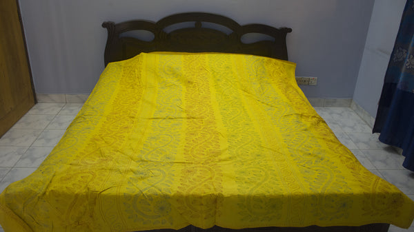 Yellow Shodla Nokshi Kantha