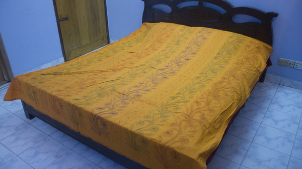 Yellow Shodla Nokshi Kantha