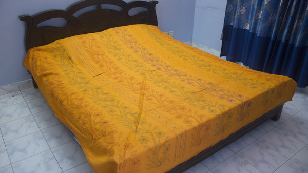 Yellow Shodla Nokshi Kantha