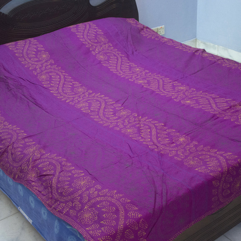 Purple Shodla Nokshi Kantha