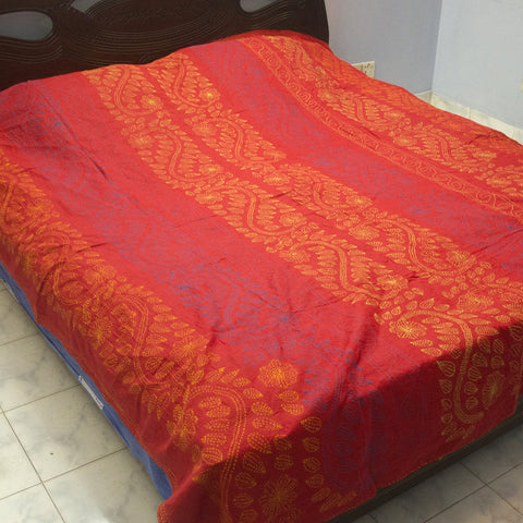 Red Shodla Nokshi Kantha