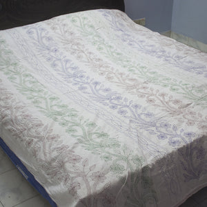 White Shodla Nokshi Kantha