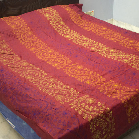 Maroon Shodla Nokshi Kantha