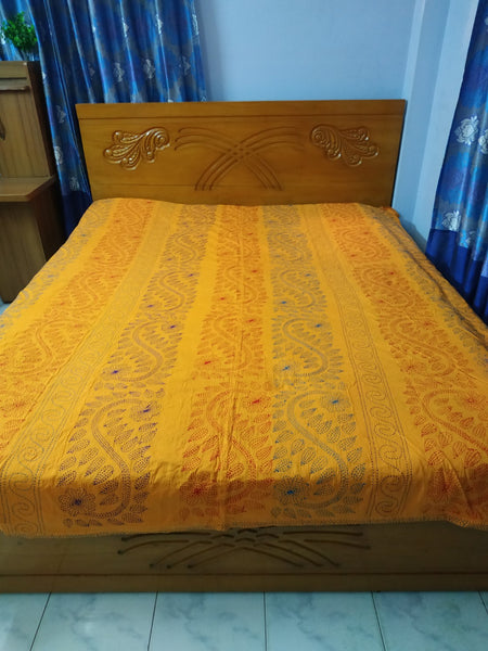 Light Orange Shodla Nokshi Kantha