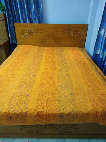 Light Orange Shodla Nokshi Kantha