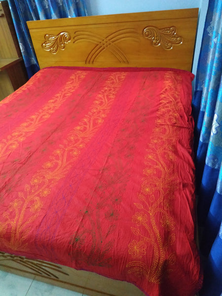 Red Shodla Nokshi Kantha