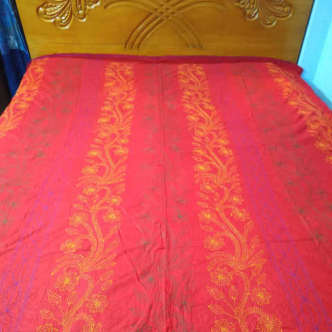 Red Shodla Nokshi Kantha